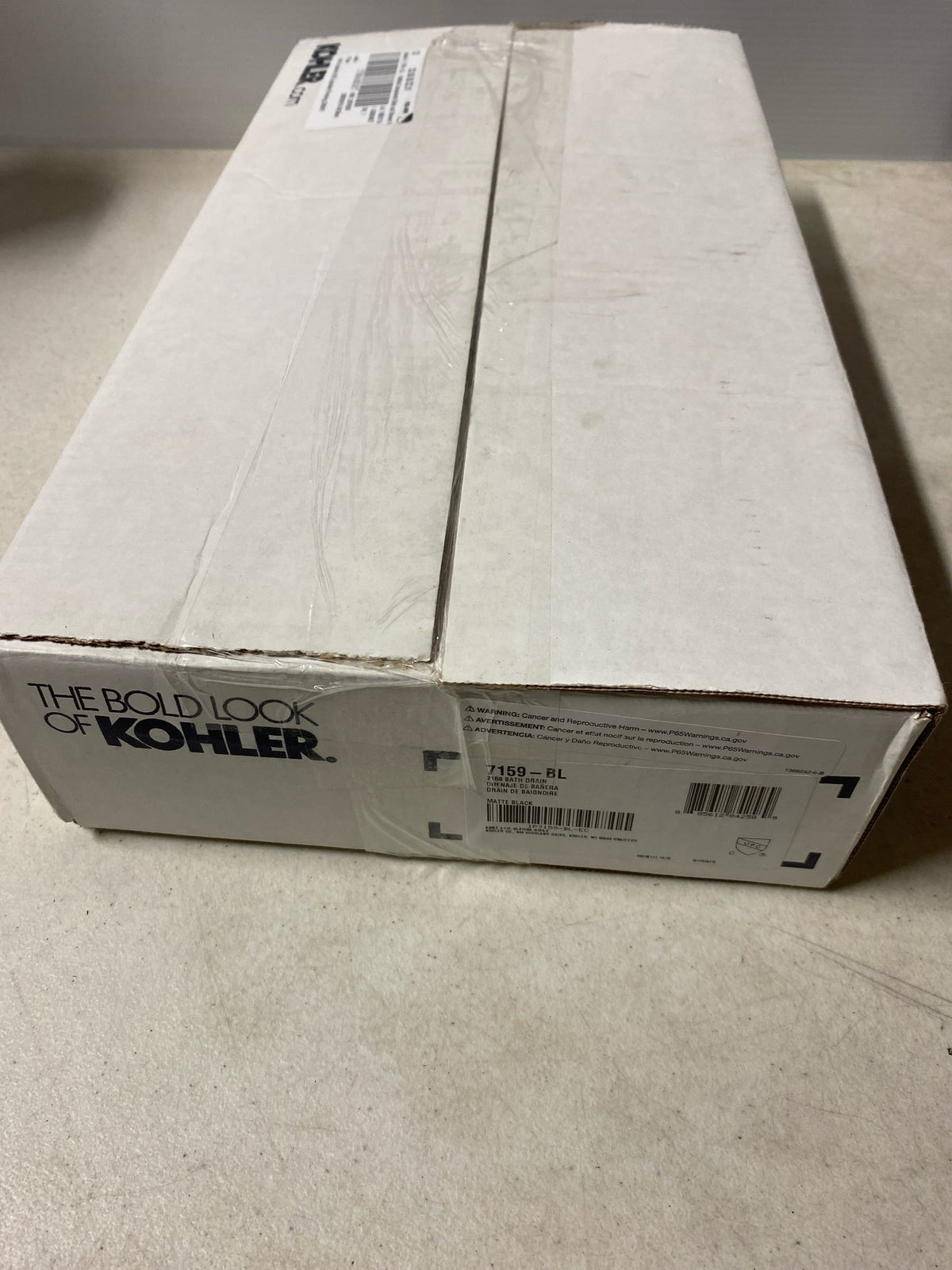 Kohler K-7159-BL Artifacts 1-1/2" Tub Drain Kit - with Overflow - Matte Black
