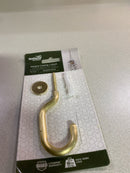 National Hardware N275-524 Modern Ceiling J Hook, Brushed Gold, 3-11/32-in