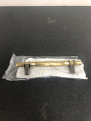 Amerock BP36649BBZBCR London 5-1/16 Inch Center to Center Bar Cabinet Pull - Golden Champagne / Black Chrome