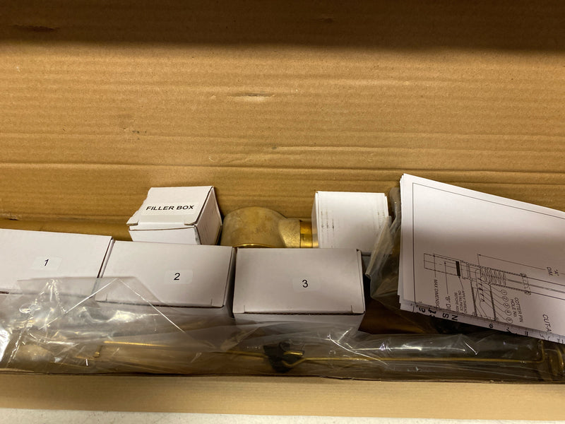 American Standard 1583470.295 Universal Drain Minimum Depth: 14" Maximum Depth: 18-1/2" Shoe Adjustability: 6-1/8" - 8-1/8" - Brushed Nickel