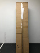 Oukaning HG-ZYLGJ-1553 46.46 in. 10-Light Rustic Industrial Brown Linear Island Chandelier Metal and Wood Pendant Lamp