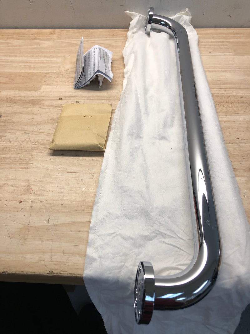 Grohe 40794001 Essentials 24 In. Grab Bar, Starlight Chrome