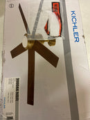 Kichler 300044NBR Brahm 56" 5 Blade Indoor LED Ceiling Fan - Natural Brass