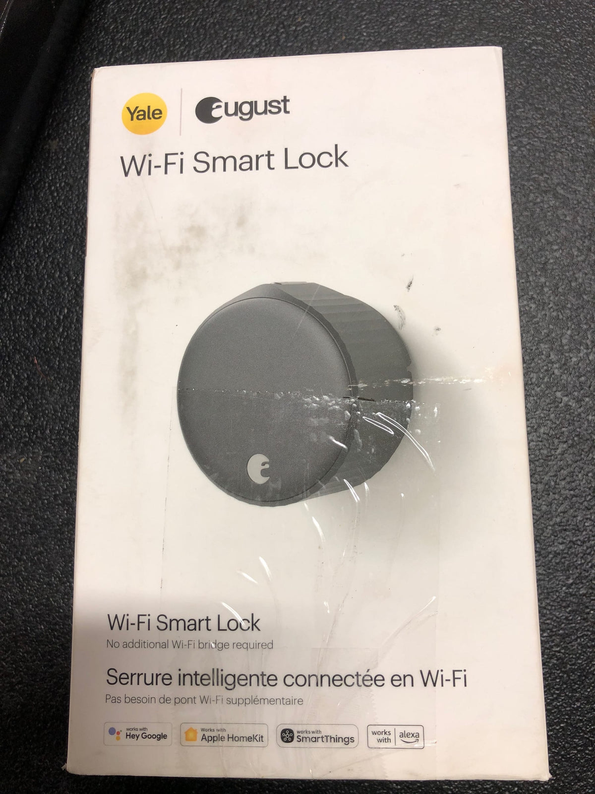 August AUG-SL05-M01-G01 August Keyless Entry Lock with WiFi Access - Matte Black