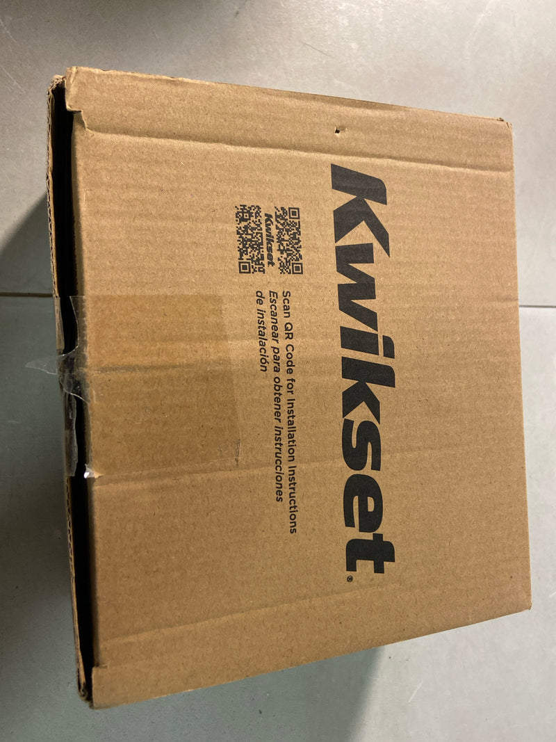 Kwikset 405LRLRDT-26DS Ladera Keyed Entry Single Cylinder Door Lever Set with SmartKey Technology from the Signature Series - Satin Chrome