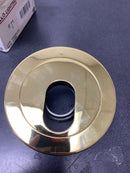 Elco Lighting 4” Low Voltage Adjustable Slot Aperture Trim, MR16, GU10 Halogen, Gold