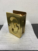 Emtek 2102US7 3-1/2 Inch Height Solid Brass Privacy Pocket Door Lock - French Antique