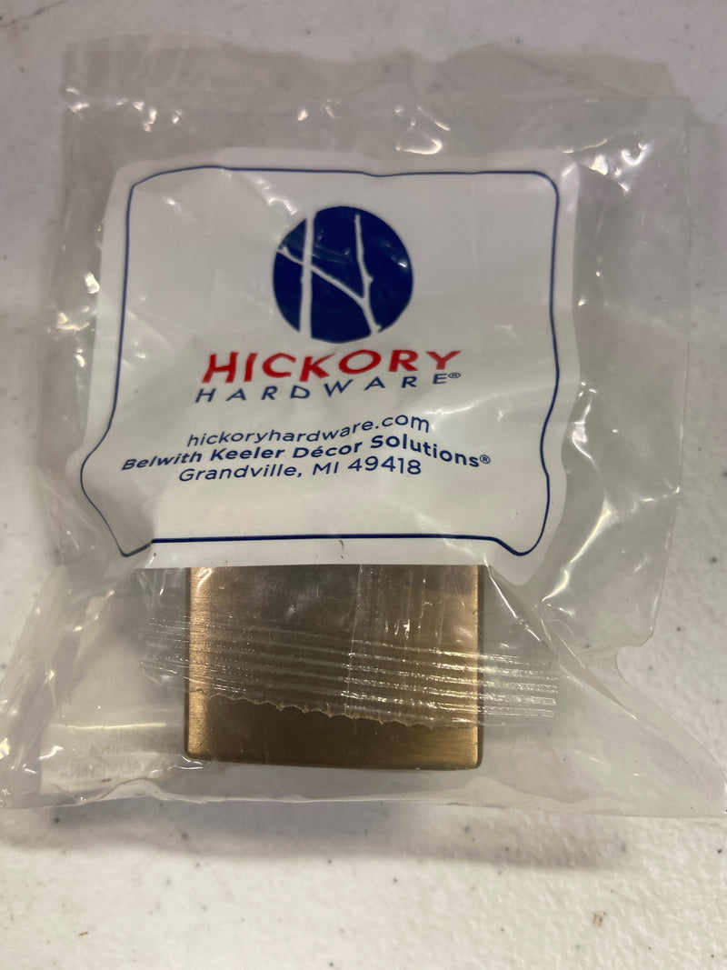 Hickory Hardware H076699-CBZ Forge 1-7/16 Inch (37 mm) Farmhouse Chic Classic Rectangular Cabinet Knob / Drawer Knob - Champagne Bronze