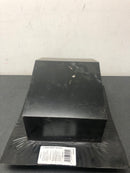 Master flow GNV6BL 6 in. Goose Neck Vent Roof Cap in Black
