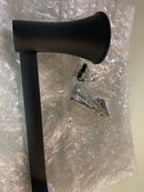 PROFLO PF88312 Wall Mounted Euro Toilet Paper Holder - Matte Black