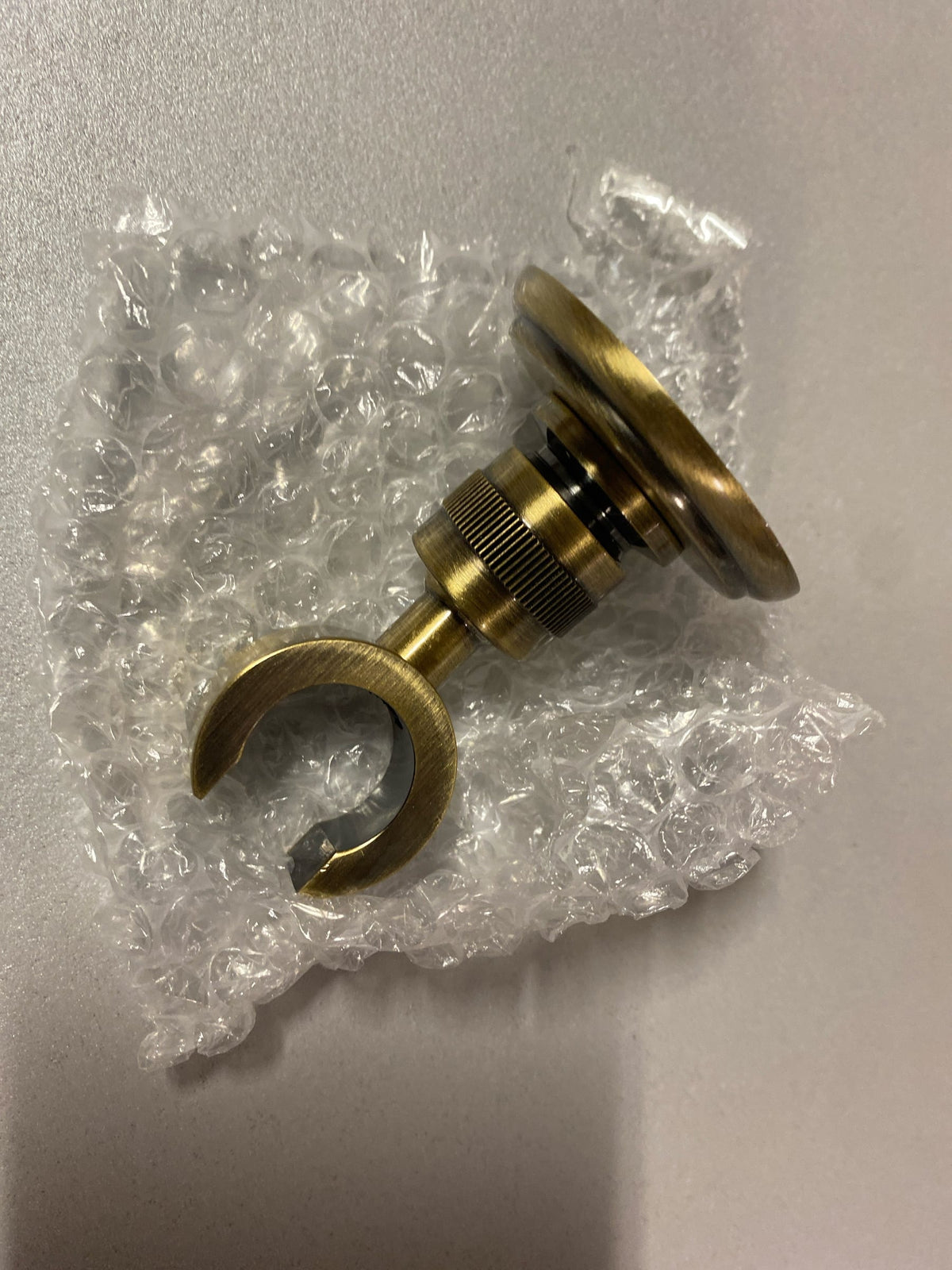 Kingston Brass K177A3 Heritage 3" Long Hand Shower Wall Mount Bracket - Antique Brass