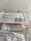 Ageless Iron 600938 Rustic Modern Black Cast Iron 8" Center to Center Cabinet Handle / Drawer Pull - Black Iron