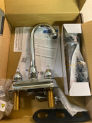 Kingston Brass KB3611BL Vintage Deck Mount Lavatory Faucet with Retail Pop-Up, Polished Chrome