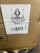 Elegant Lighting 9603W14FG-GT/RC Monarch 3 Light 18" Tall Wall Sconce with Golden Teak Royal Cut Crystals - French Gold