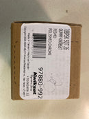 Kwikset 788PSKSQT-26 Pismo Non-Turning One-Sided Dummy Door Knob with Square Rose - Polished Chrome