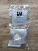 Belwith Keeler B077497-BGB Belleclaire 1.25" Art Deco Square Acrylic Designer Glam Cabinet Knob / Drawer Knob - Brushed Golden Brass