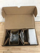 Baldwin FDTRATSR150 Traditional Non-Turning Two-Sided Dummy Door Knob Set with Square Rose - Satin Nickel