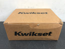Kwikset 740LSLRDT-26S Lisbon Single Cylinder Keyed Entry Door Lever Set with Round Rose - Polished Chrome