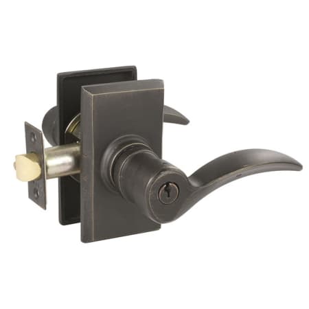 Emtek 510DMB Durango Single Cylinder Keyed Entry Sandcast Bronze Leverset - Medium Bronze