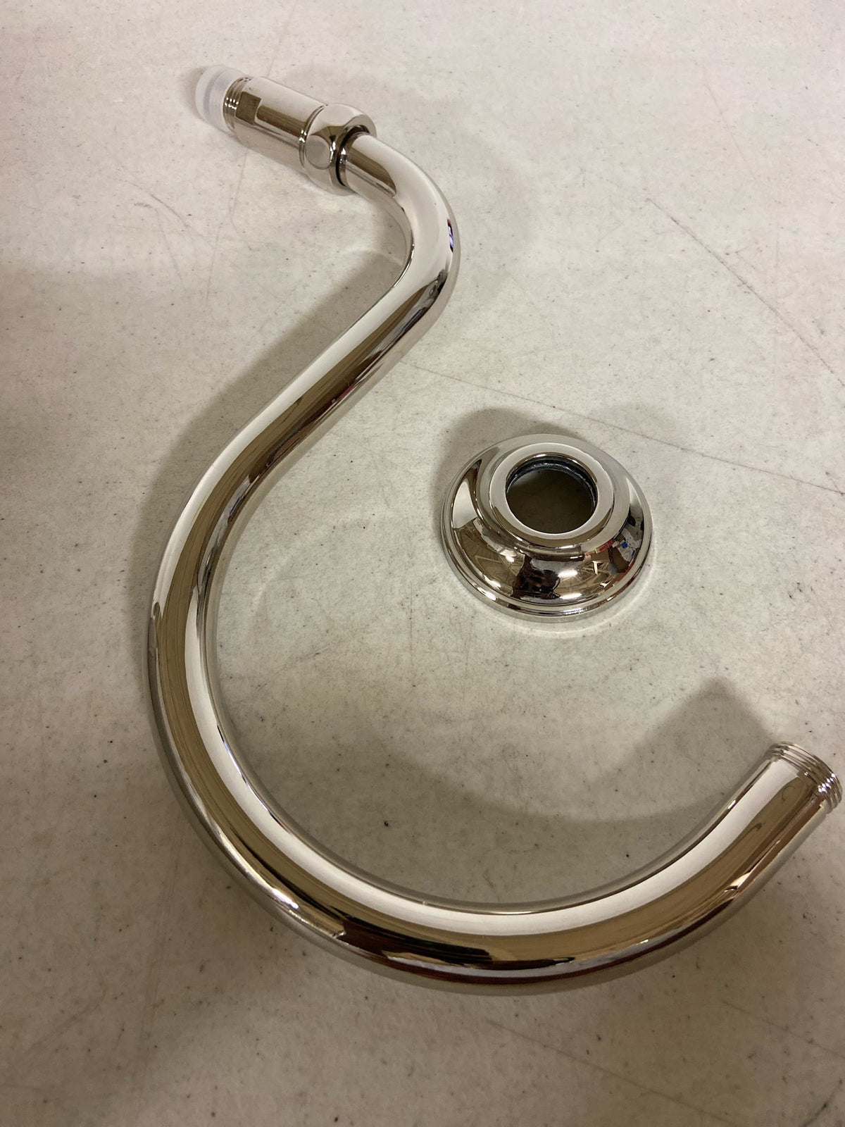 Rohl 1475/12PN Shower 12-1/16" Wall Mounted Shower Arm and Flange - Polished Nickel