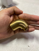 Kohler K-22172-2MB Purist Stillness Wall Supply Elbow with Check Valve - Vibrant Brushed Moderne Brass
