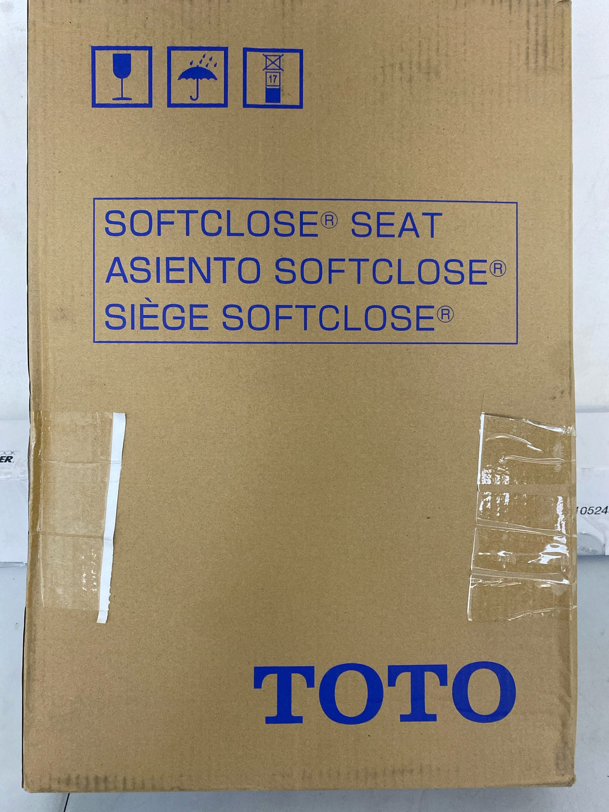 TOTO SS124#51 SoftClose Elongated Toilet Seat - Ebony