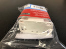 Liberty Hardware Side and Bottom Mounting Bracket Adapter for Face Frame Cabinets - Pair - White