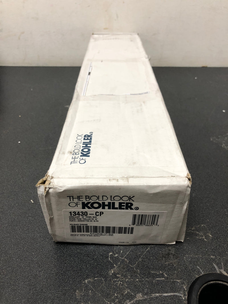 Kohler K-13430-CP Coralais 18 in. Towel Bar in Polished Chrome