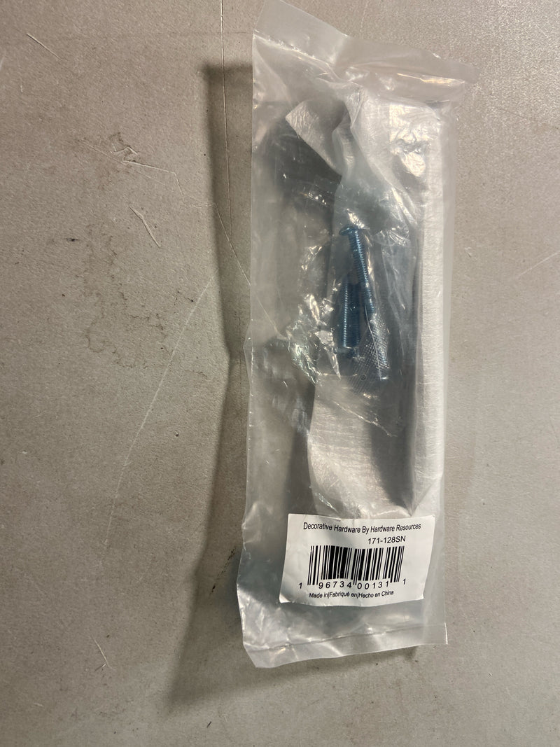 Jeffrey Alexander 171-128SN Richard 5-1/16" (128mm) Center to Center Contemporary Grip Cabinet Handle / Drawer Pull - Satin Nickel