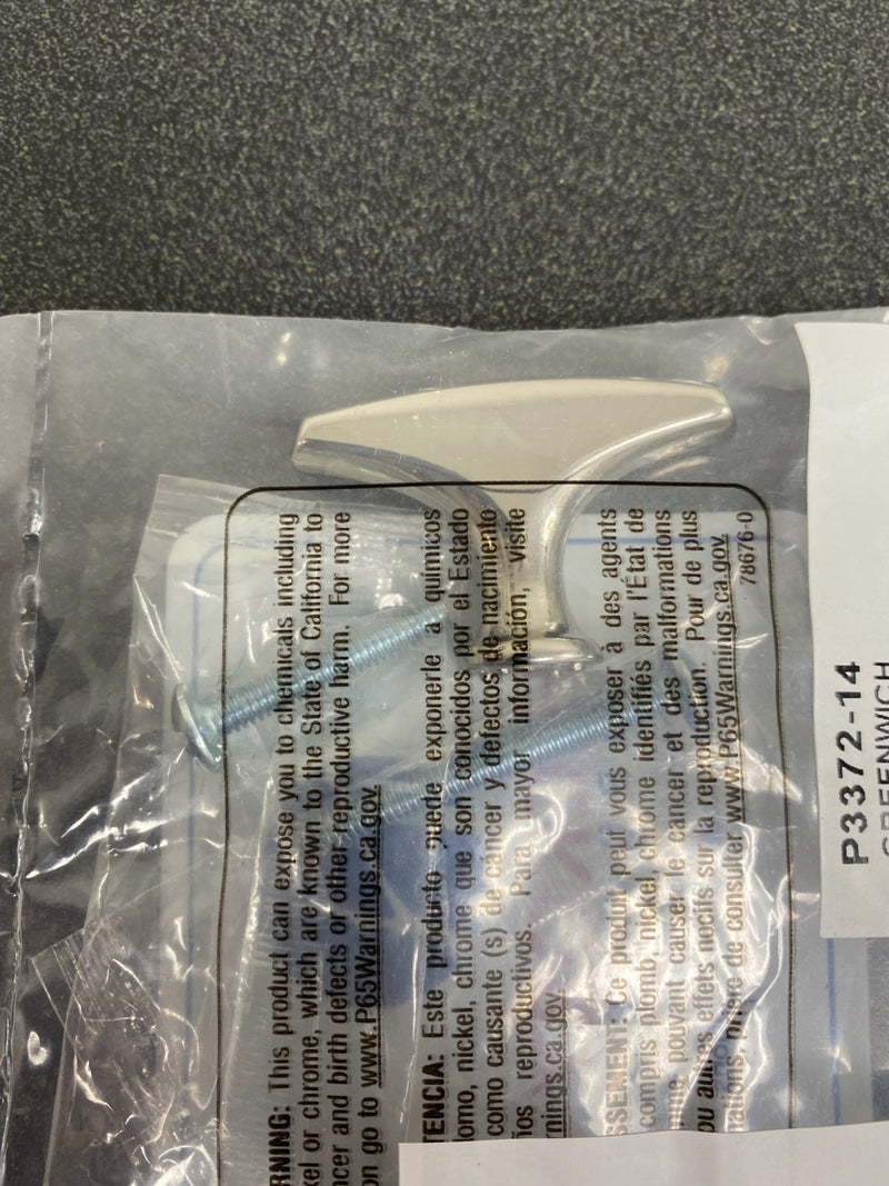 Hickory hardware P3372-14 Greenwich 1-3/4 in. Bright Nickel Cabinet Knob