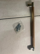Amerock BP36560PNCZ Esquire 10-1/16 in. (256mm) Center-to-Center Modern Polished Nickel/Champagne Bronze Bar Cabinet Pull