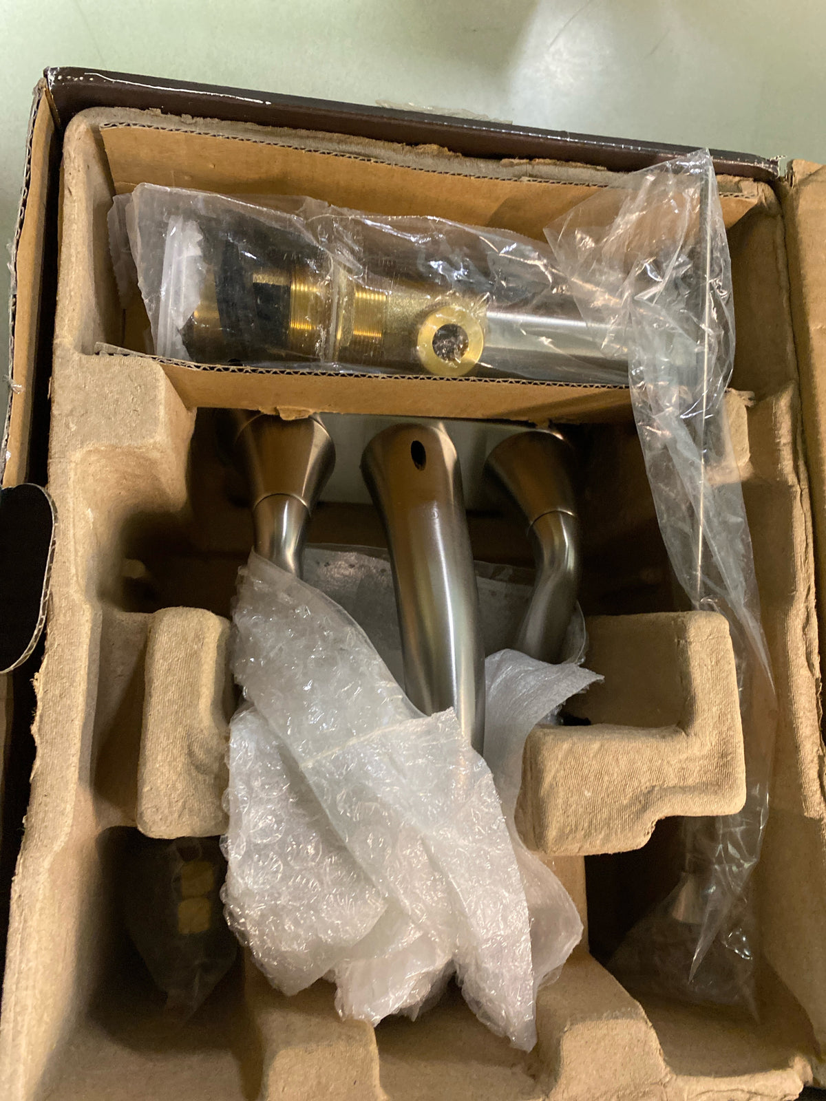 Signature Hardware 447832 Provincetown 1.2 GPM Centerset Bathroom Faucet with Metal Lever Handles and Pop-Up Drain Assembly - Brushed Nickel
