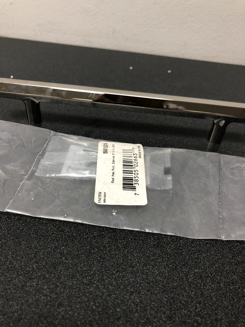 Emtek 86461US14 Mod Hex 6 Inch Center to Center Bar Cabinet Pull from the Urban Modern Collection - Polished Nickel