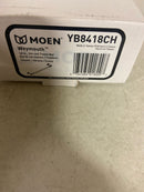 Moen YB8418CH Weymouth 18 in. Wall Mounted Single Towel Bar in Chrome