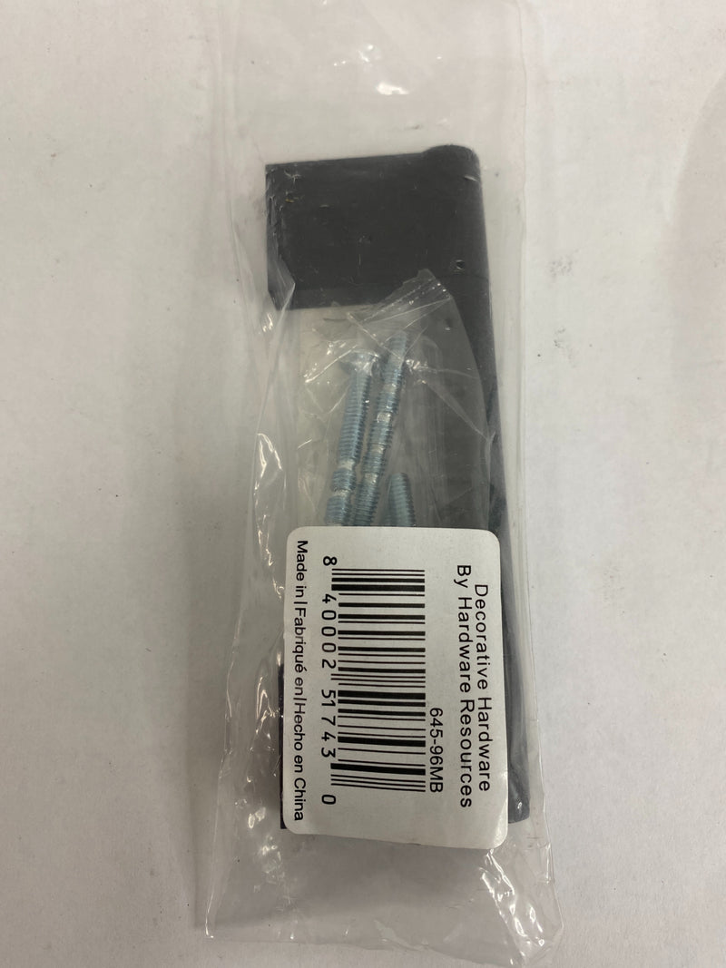 Elements 645-96MB Knox 3-3/4 Inch Center to Center Handle Cabinet Pull - Matte Black