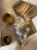 PROFLO PF9830G2BG Kelper Shower Only Trim Package with 1.8 GPM Single Function Shower Head with Slip Fit Tub Spout - Brushed Gold
