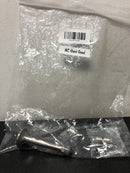 Baldwin 4050150 3-3/4 Inch Solid Brass Base Mounted Door Bumper - Satin Nickel