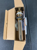 Delta Faucet 72174-CZ Square Push Pop-Up Bathroom Sink Drain without Overflow, Champagne Bronze