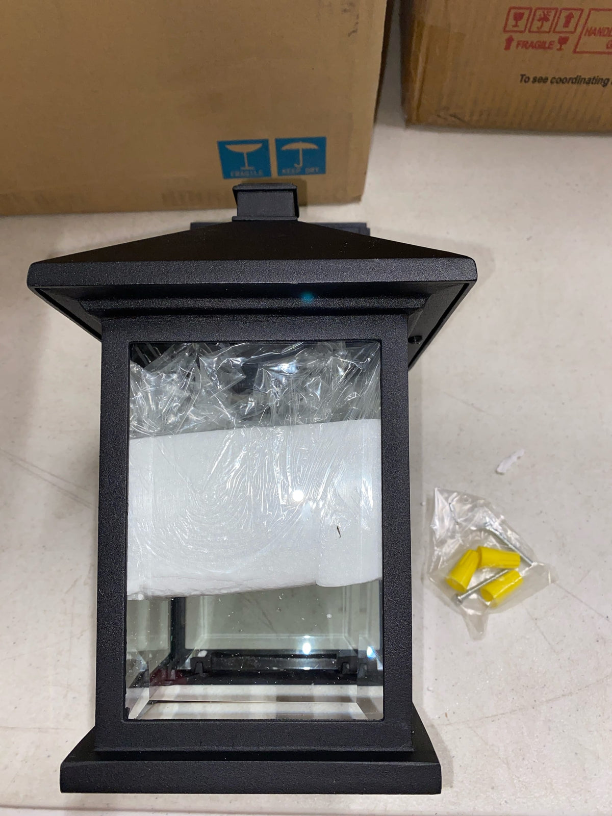 Z-Lite 531S-BK Portland 10" Tall 1 Light Wall Sconce - Black