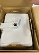 Signature Hardware Destin 20" Vitreous China Undermount Bathroom Sink - Glazed Underside
