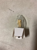 Satco Lighting S21265 4 Watt Vintage Edison Dimmable B11 Candelabra (E12) LED Bulb - 350 Lumens , 3000K , and 90CRI - Clear