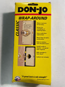 DON-JO CW4PB Single Hole Wrap Around Door Reinforcer - Polished Brass