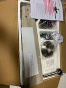 Craftmade 647881253103 Eos Clear 4 Light 52 in. Indoor Dual Mount Brushed Nickel Finish Ceiling Fan with Reversible Driftwood/Walnut Blades