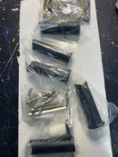 Amba RWH-SMB-LEFT Radiant 23-5/8"W x 31-7/8"H 120 V Plug-In/Hardwired Stainless Steel Towel Warmer with Concealed Screws and 10 Bars - Matte Black