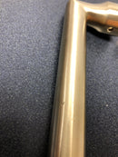 Baldwin FDTUBCSR044 Tube Non-Turning Two-Sided Through-Door Dummy Door Lever Set from the Reserve Collection - Lifetime Satin Brass