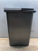 Rev-A-Shelf RV-8-1711-1 Classic RV Series 8-7/8" 8 Liter Replacement Bin with Handle and Lid - Silver / White