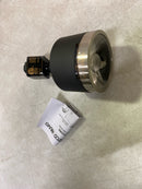 Nuvo TH636 12W LED Round-Style Track Head, 24-Degree Beam, Black and Brushed Nickel