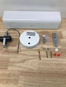 Nuvo Lighting SF77/087 2 Light 14" Wide Bath Bar with Frosted Glass Shade - White