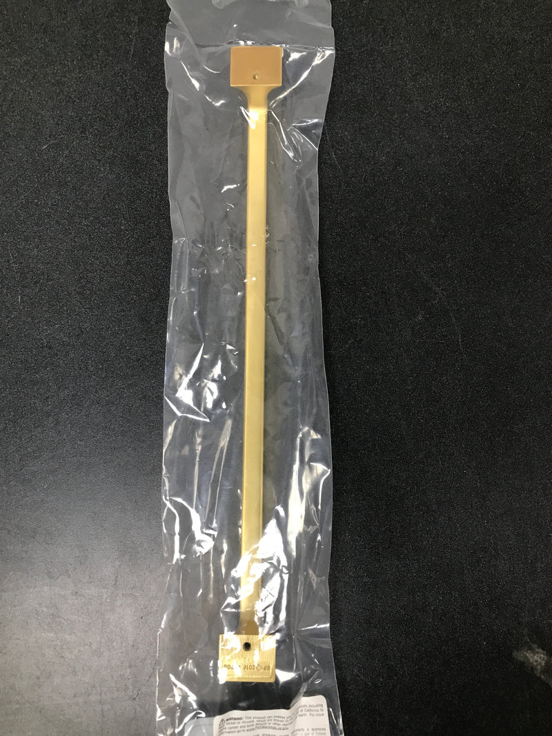 Hickory Hardware H076706-BGB Forge 12 Inch (305 mm) Center to Center Farmhouse Large Cabinet Handle / Large Drawer Pull - Brushed Golden Brass