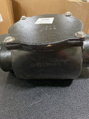 Jones Stephens B01004 4 No-Hub BACKWATER Valve - Black